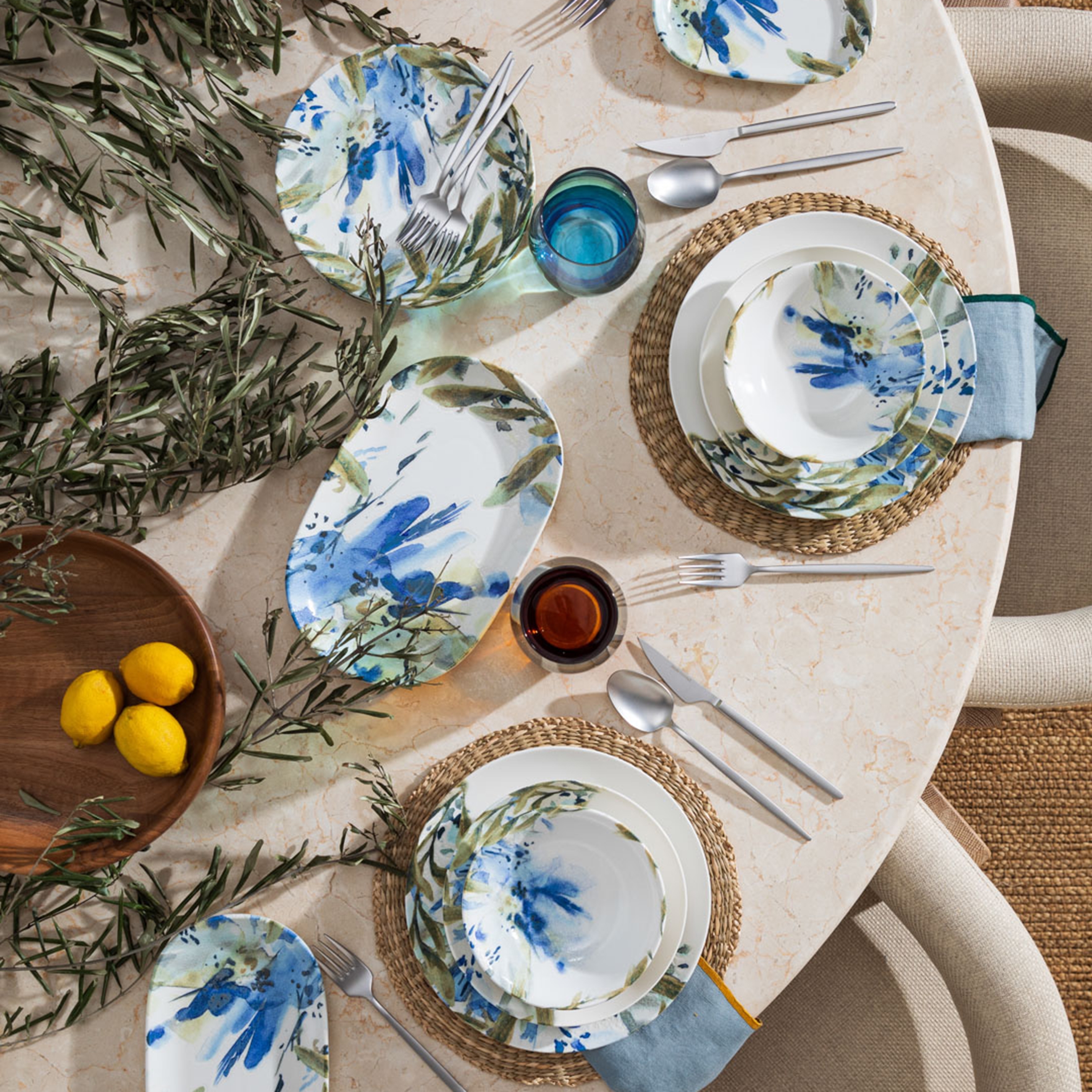 İDA ÇUKUR TABAK SETİ  20CM- 6LI