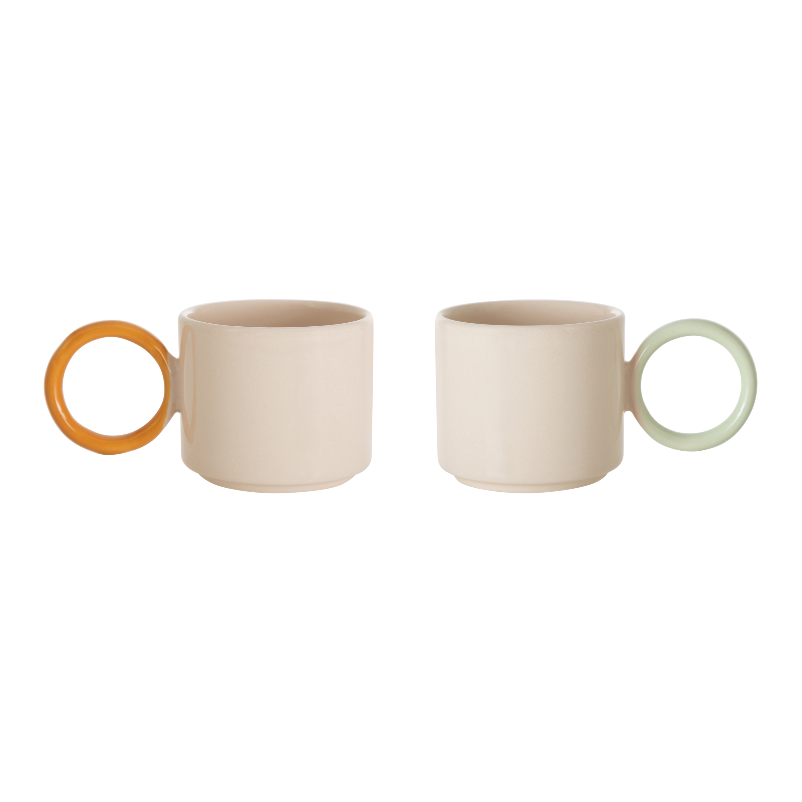 TOLEDO YEŞİL & SARI  2'LI MUG 184 CC