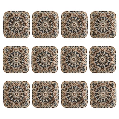  EPHESUS KARE KASE SETİ 10CM-12Lİ