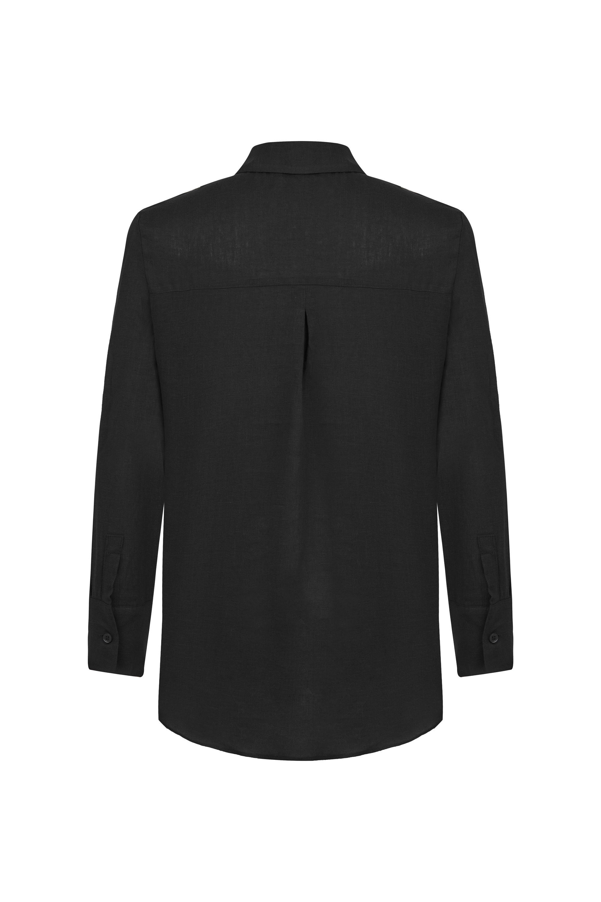 REGULAR FIT KETEN GÖMLEK