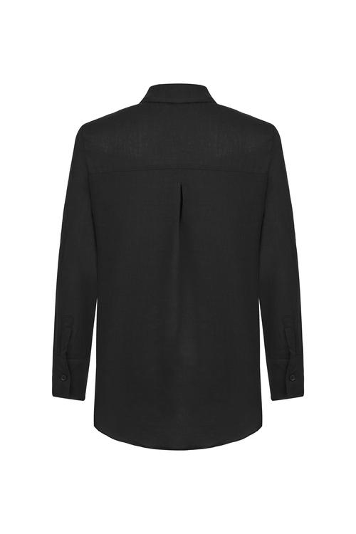  REGULAR FIT KETEN GÖMLEK