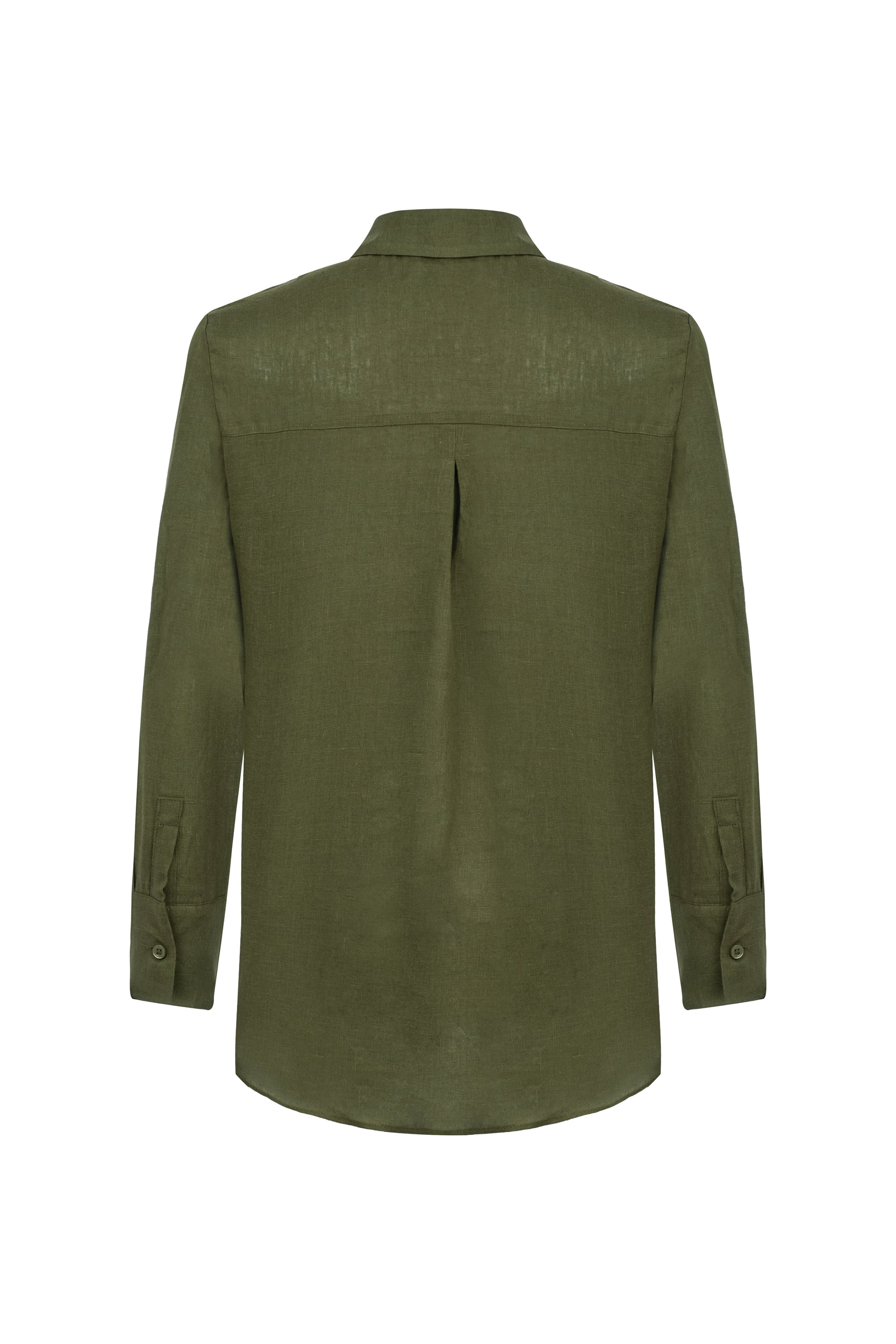 REGULAR FIT KETEN GÖMLEK