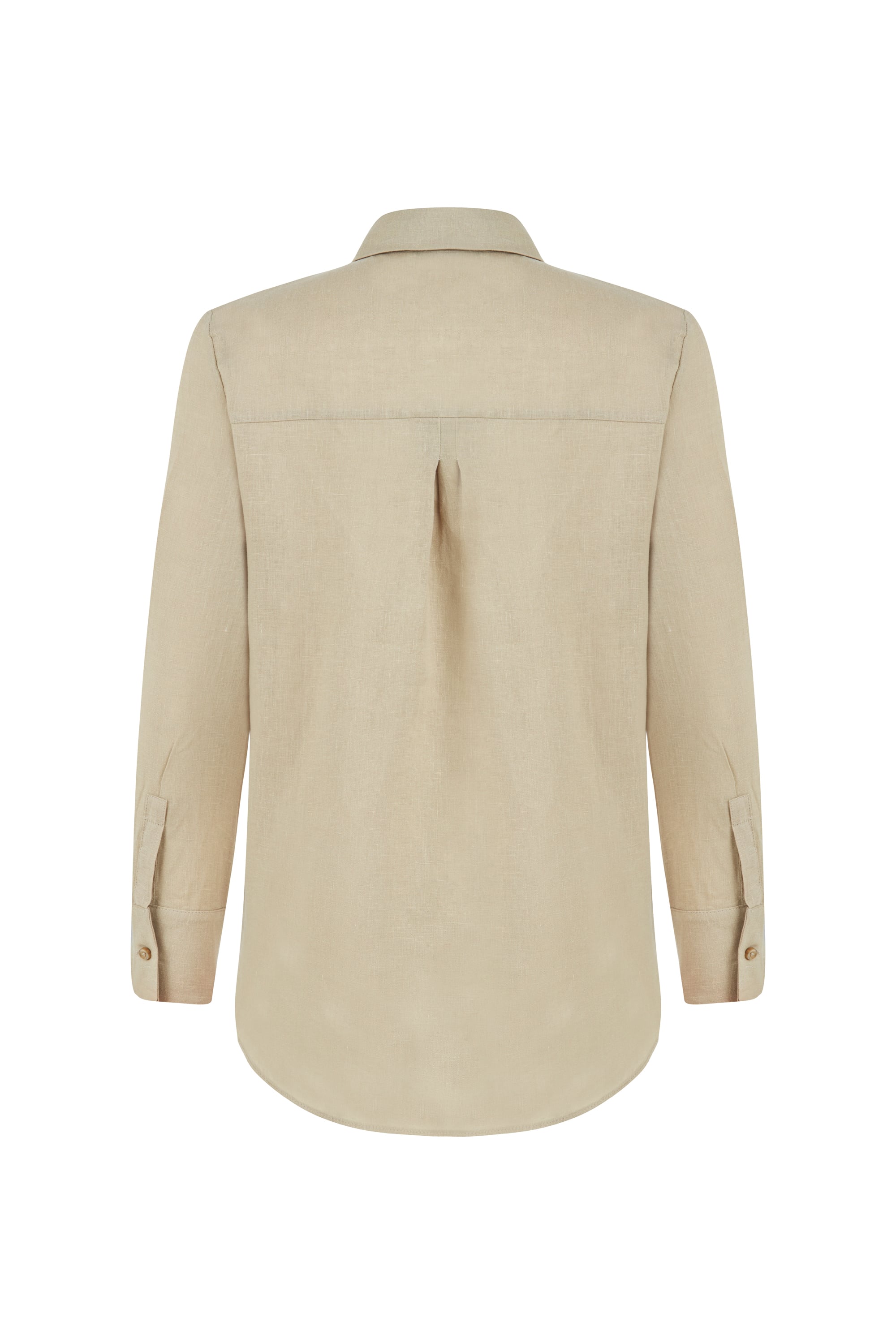 REGULAR FIT KETEN GÖMLEK