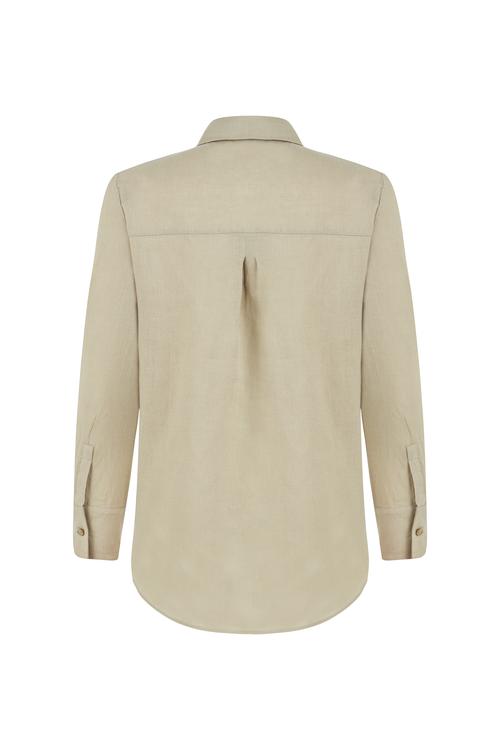  REGULAR FIT KETEN GÖMLEK