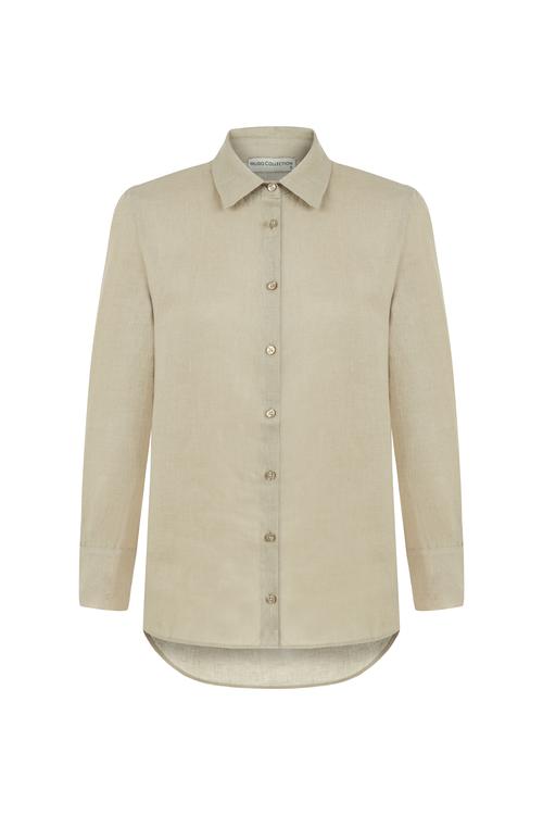  REGULAR FIT KETEN GÖMLEK