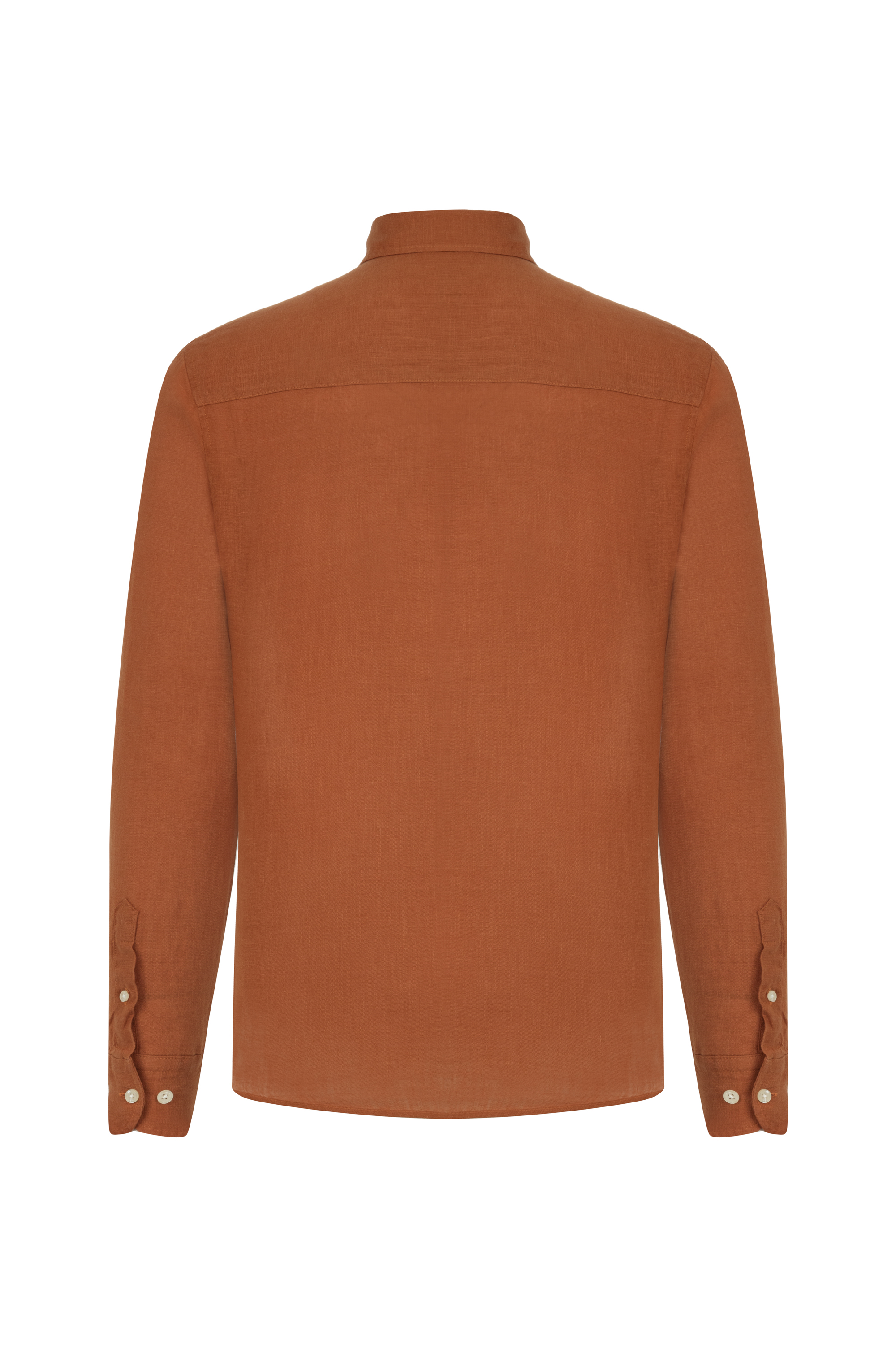 SLIM FIT KETEN GÖMLEK