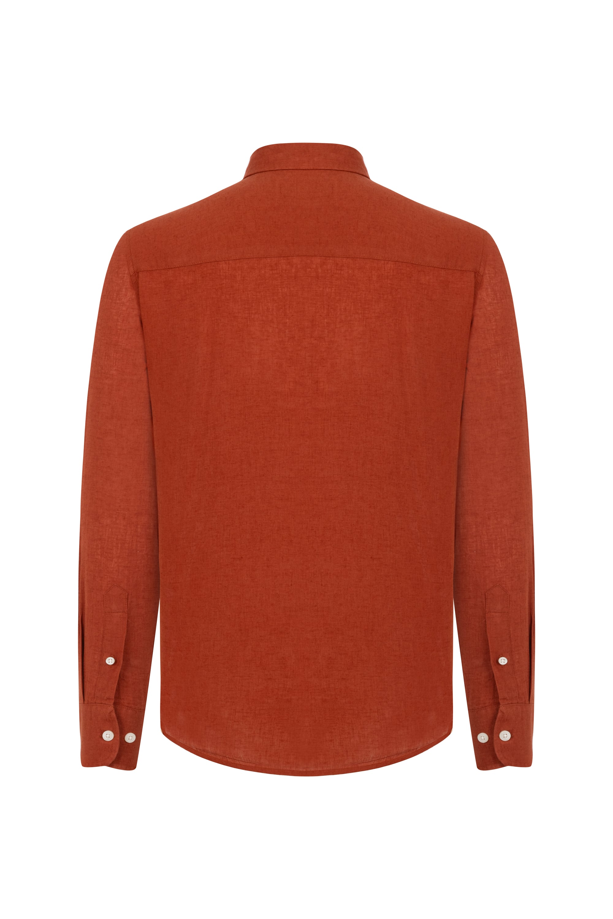 KETEN KARIŞIMLI REGULAR FIT GÖMLEK