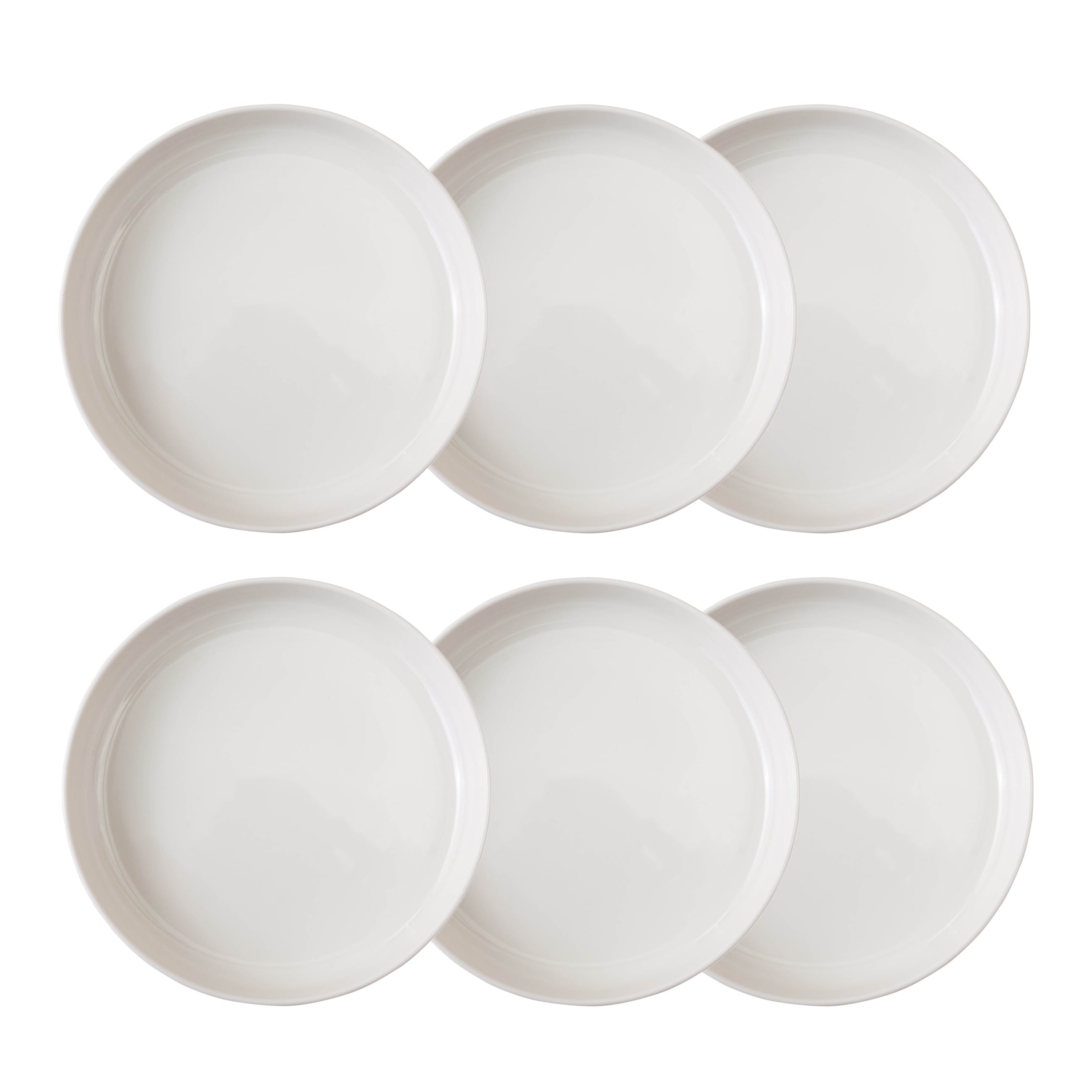 EPHESUS WHITE ÇUKUR TABAK SETİ 22CM - 6LI