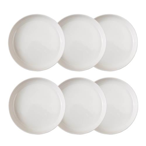  EPHESUS WHITE ÇUKUR TABAK SETİ 22CM - 6LI