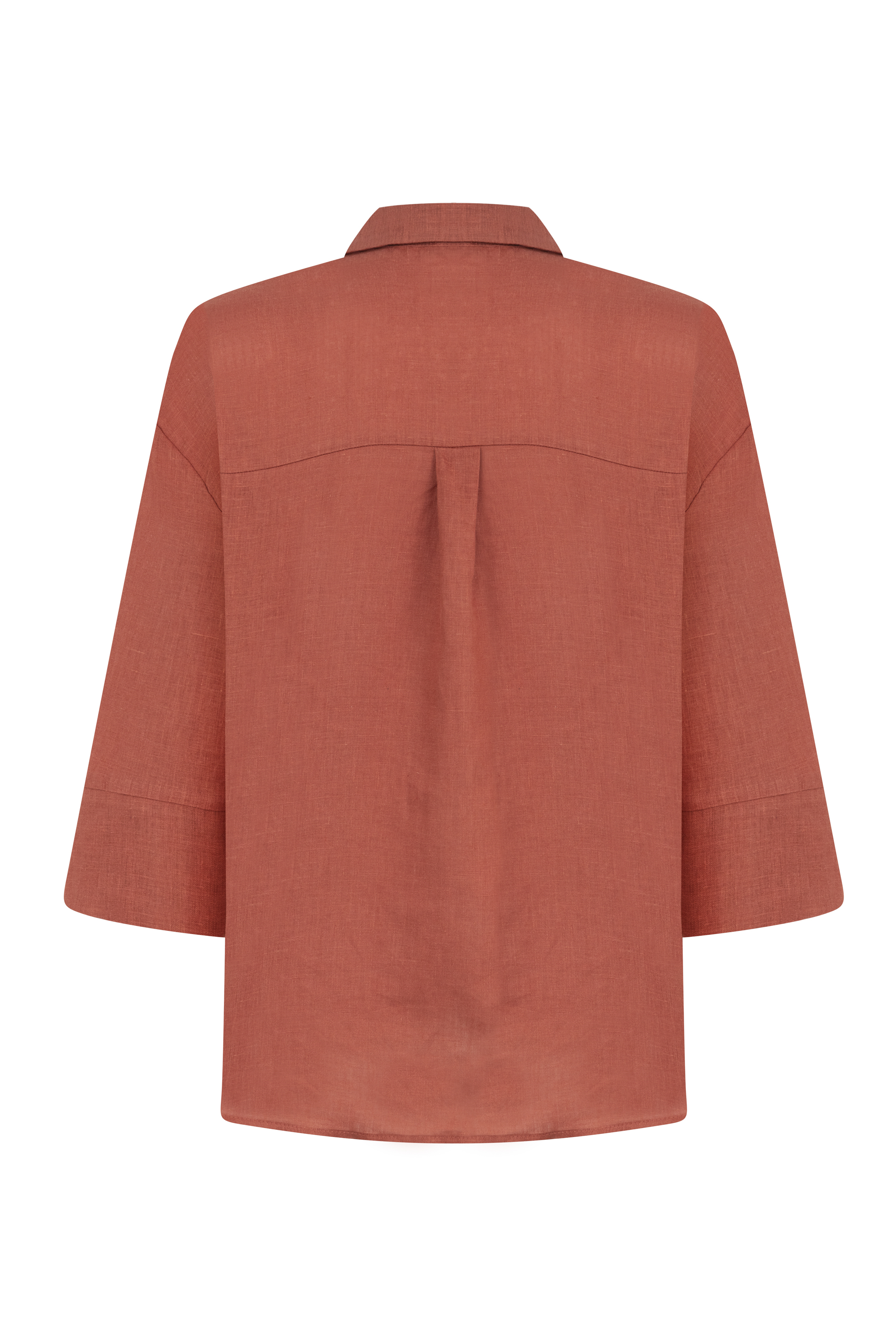 REGULAR FIT KETEN GÖMLEK