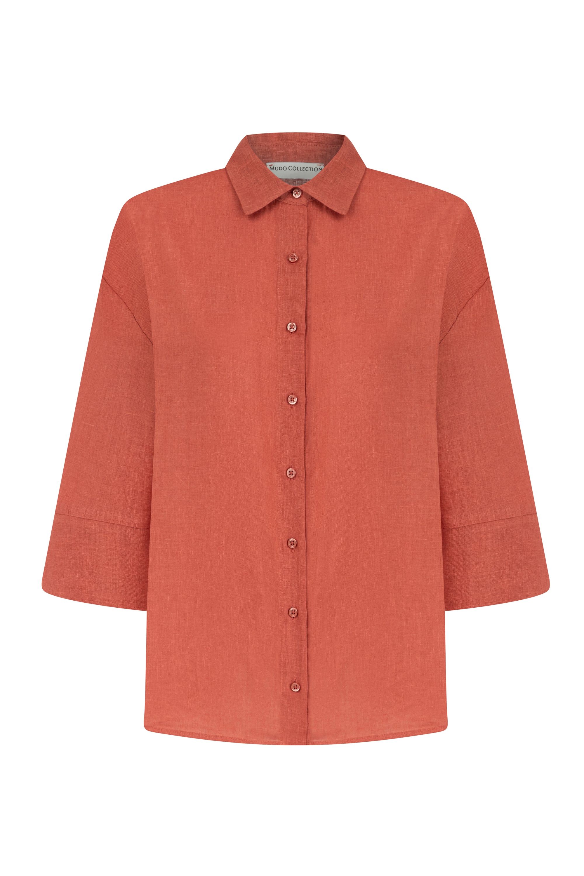 REGULAR FIT KETEN GÖMLEK