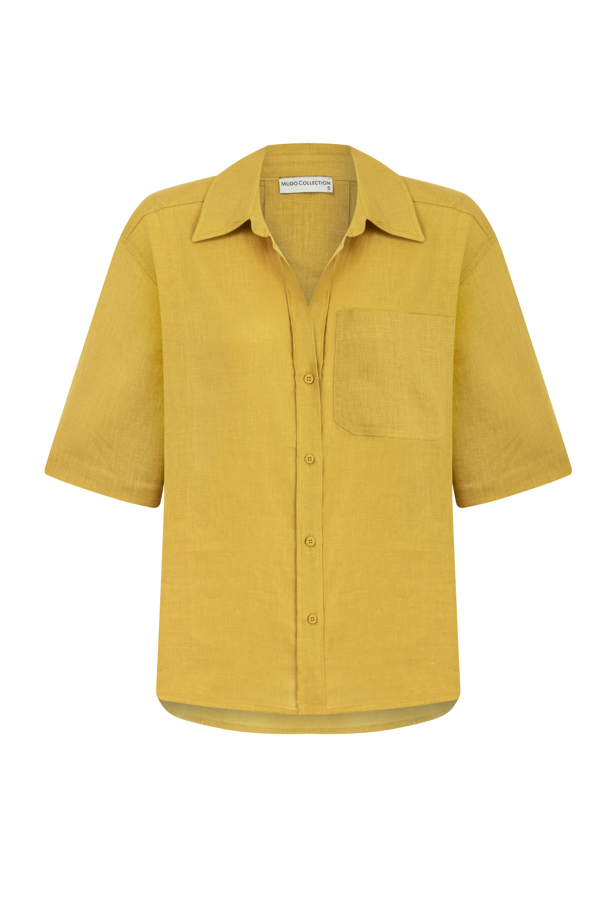 OVERSİZE KETEN GÖMLEK