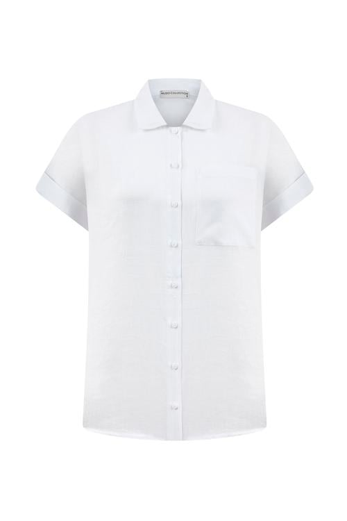  REGULAR FIT KETEN GÖMLEK