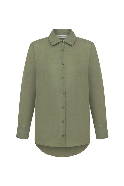  REGULAR FIT KETEN GÖMLEK