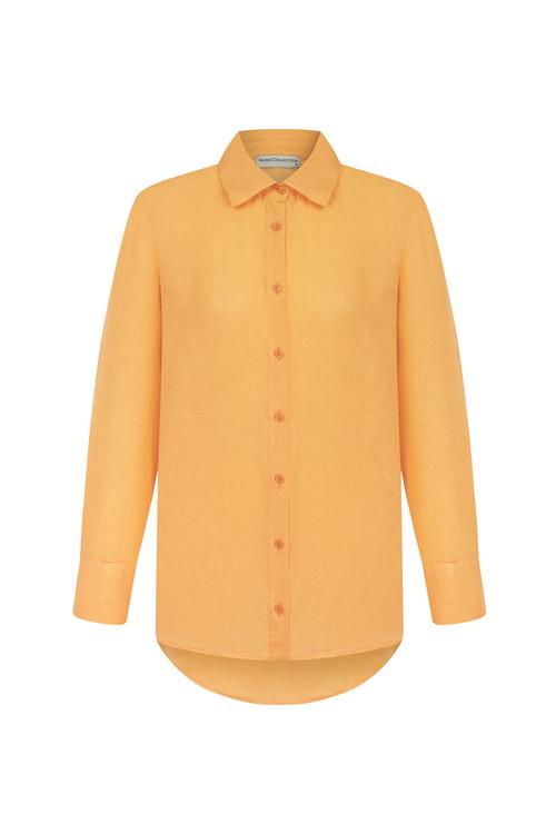  REGULAR FIT KETEN GÖMLEK