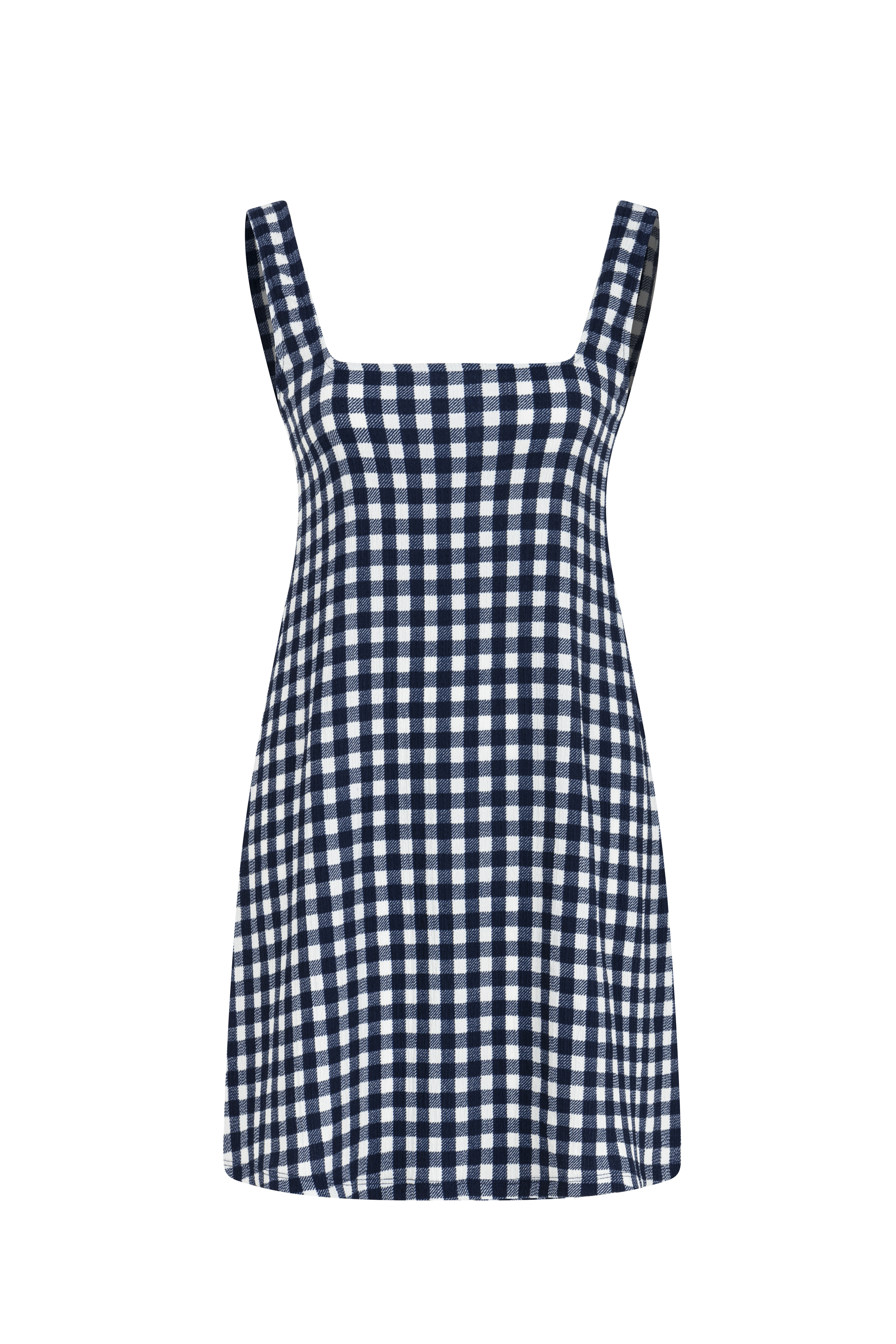 ÇİZGİLİ A FORM MİNİ ELBİSE