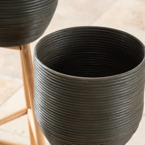  DOGAL RATTAN SAKSI İKİLİ SET