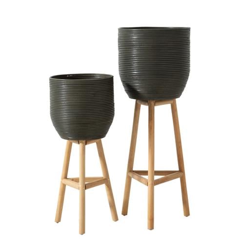  DOGAL RATTAN SAKSI İKİLİ SET