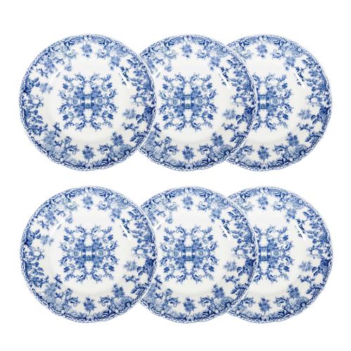  BLUE DREAM PASTA TABAĞI SETİ 6LI- 20 CM