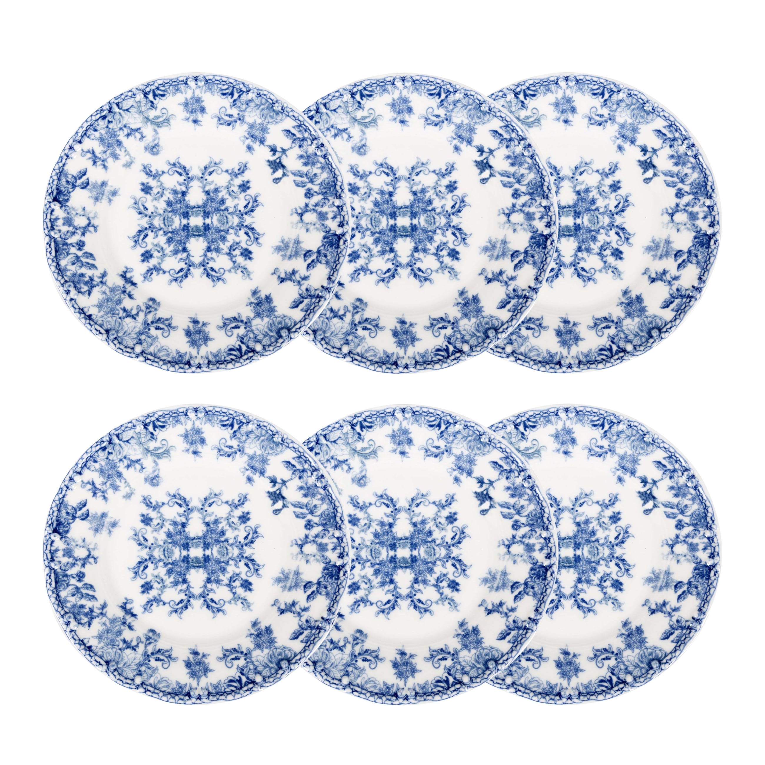 BLUE DREAM TATLI TABAĞI SETİ 6LI-17 CM