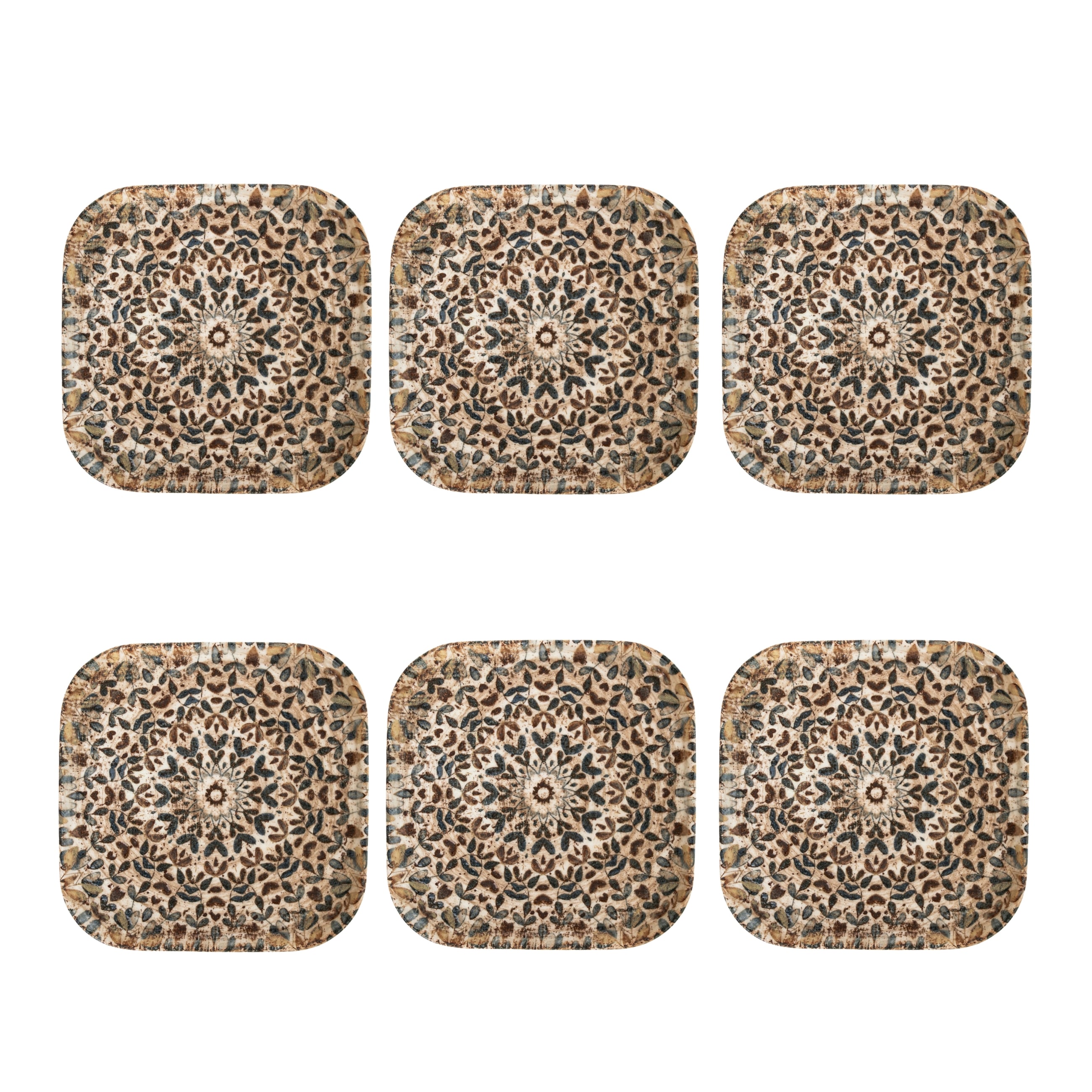 EPHESUS KARE PASTA TABAĞI SETİ 17CM- 6LI