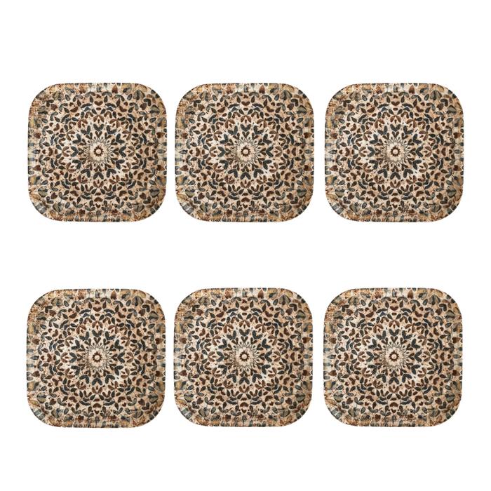 EPHESUS KARE PASTA TABAĞI SETİ 17CM- 6LI