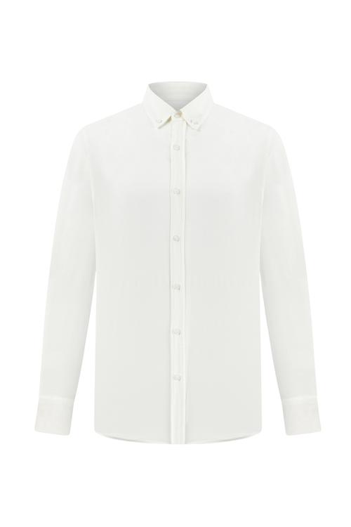  KETEN KARIŞIMLI REGULAR FIT GÖMLEK