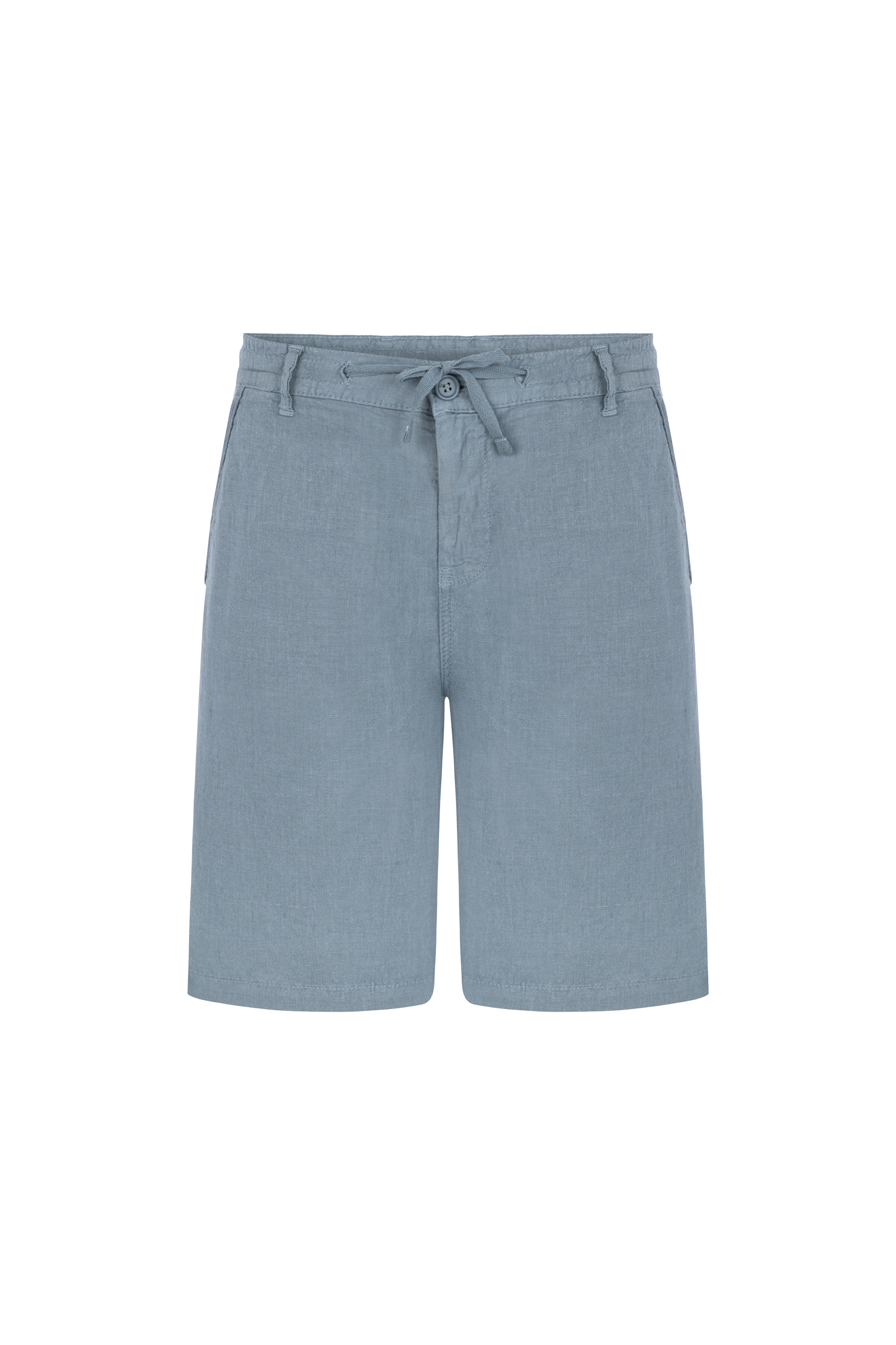 STRAIGHT FIT KETEN ŞORT