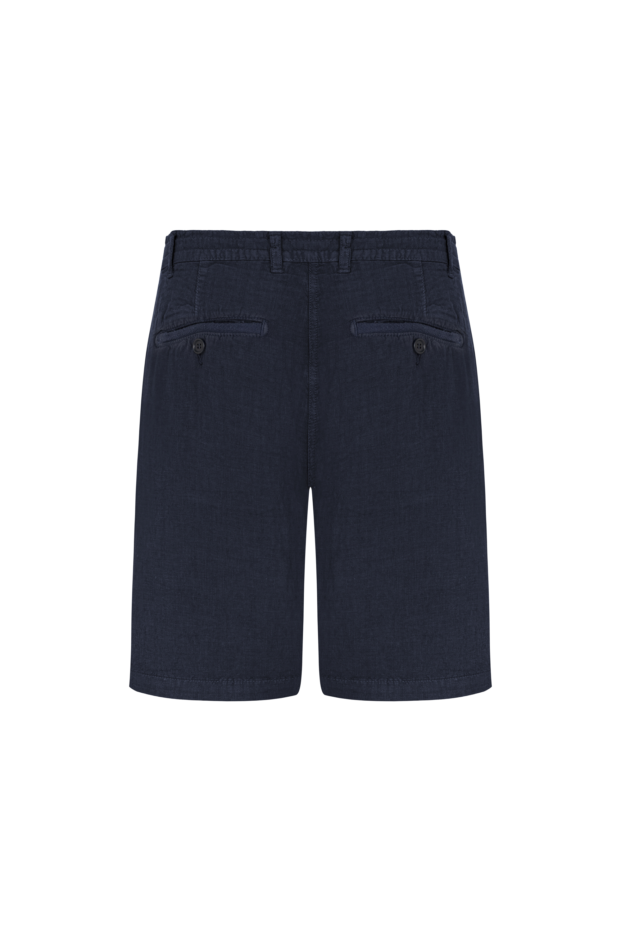 STRAIGHT FIT KETEN ŞORT