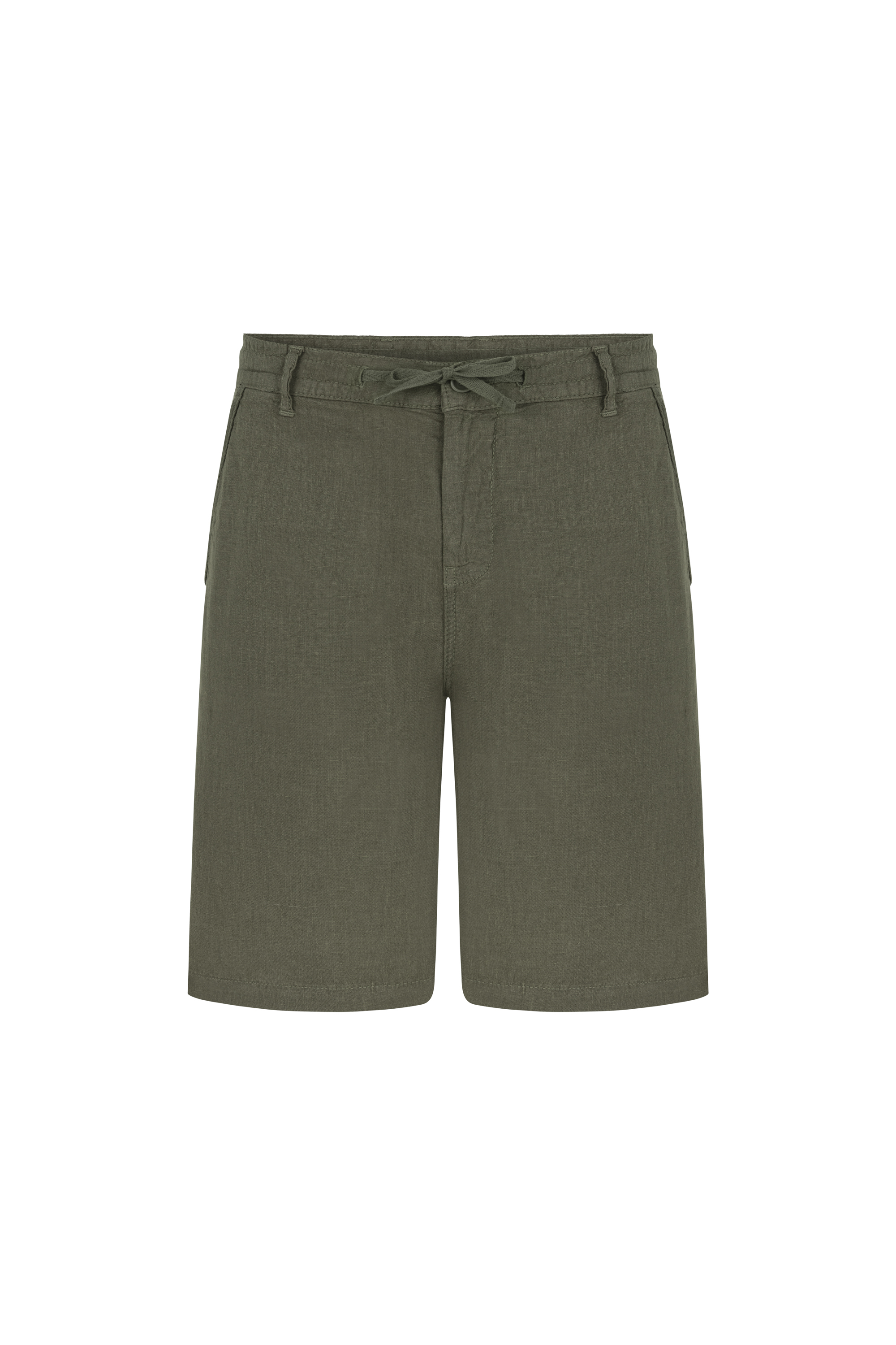 STRAIGHT FIT KETEN ŞORT