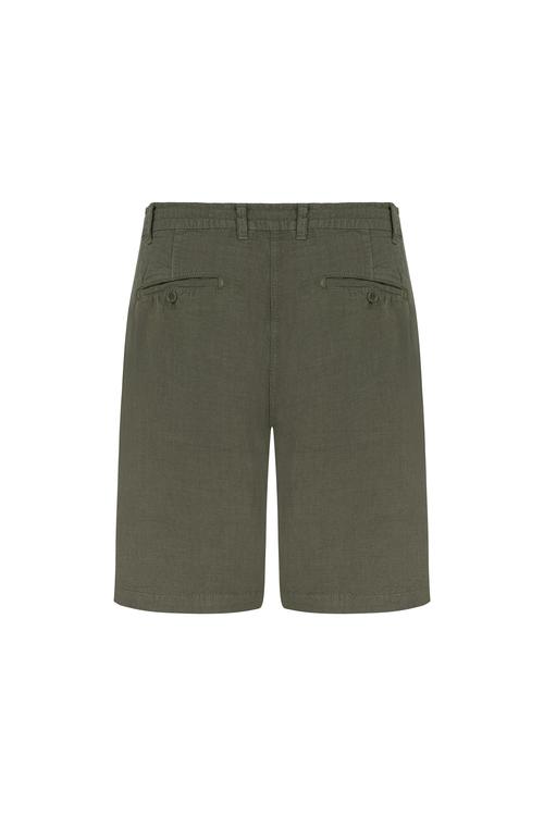  STRAIGHT FIT KETEN ŞORT