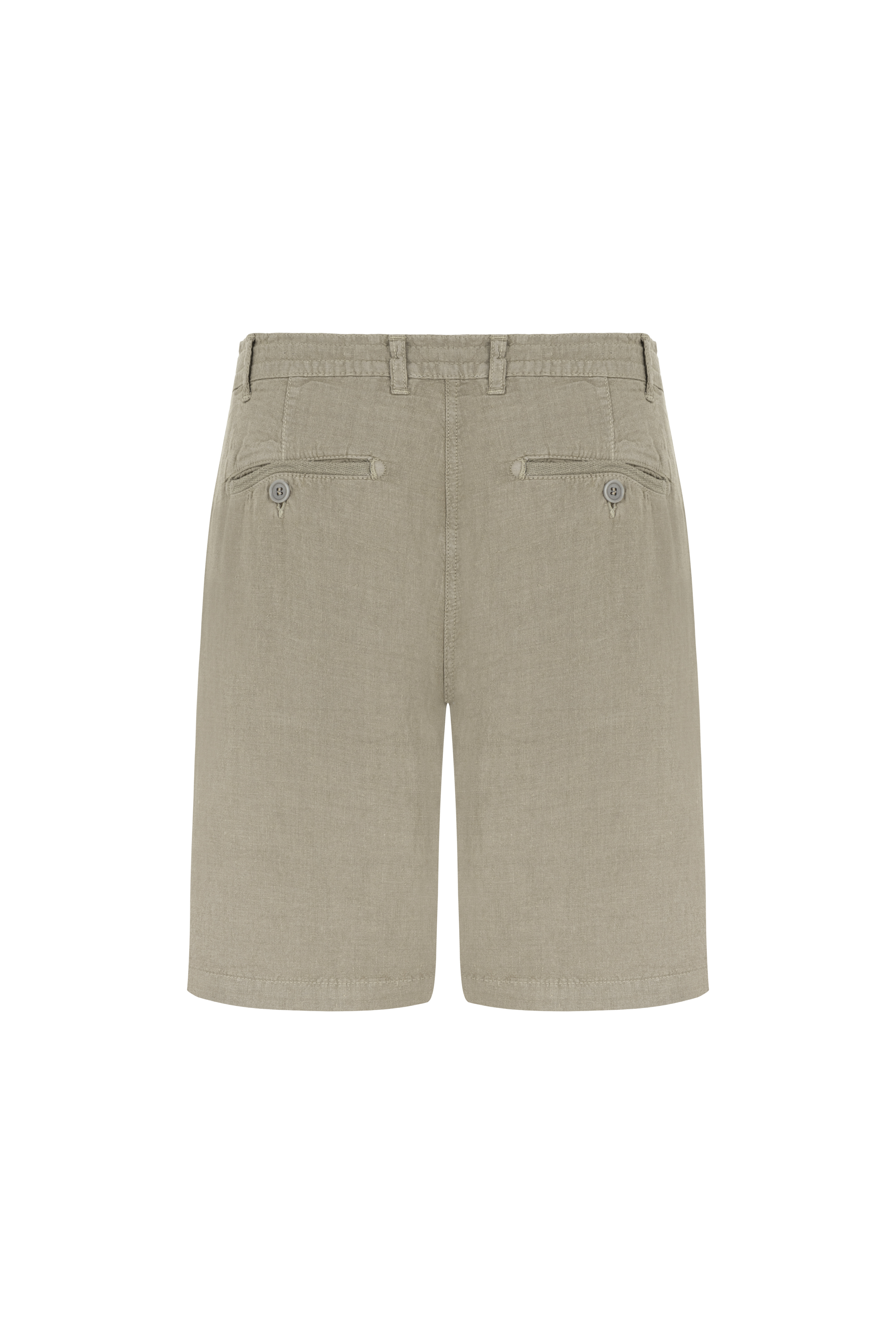 STRAIGHT FIT KETEN ŞORT