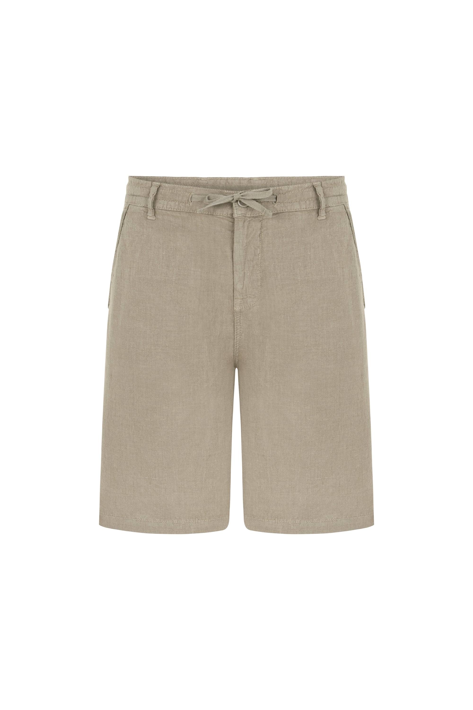 STRAIGHT FIT KETEN ŞORT
