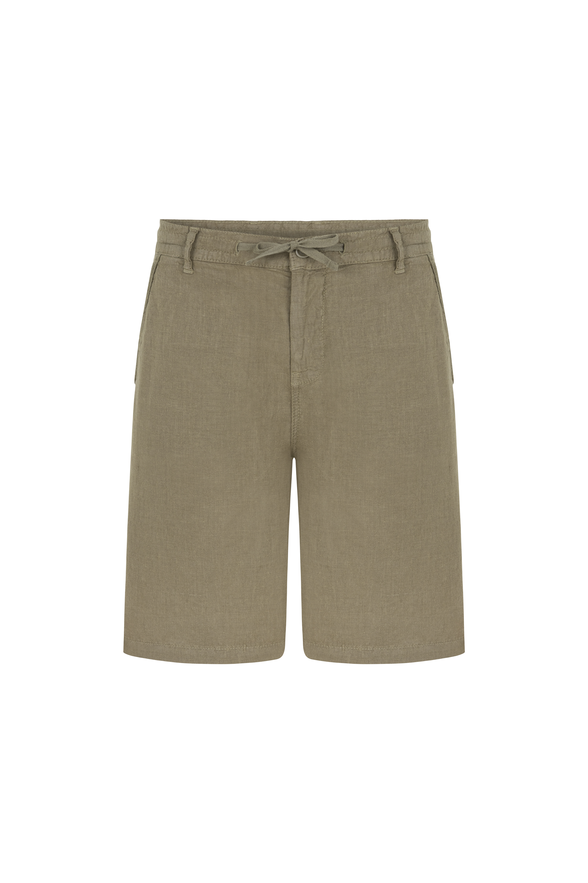 STRAIGHT FIT KETEN ŞORT