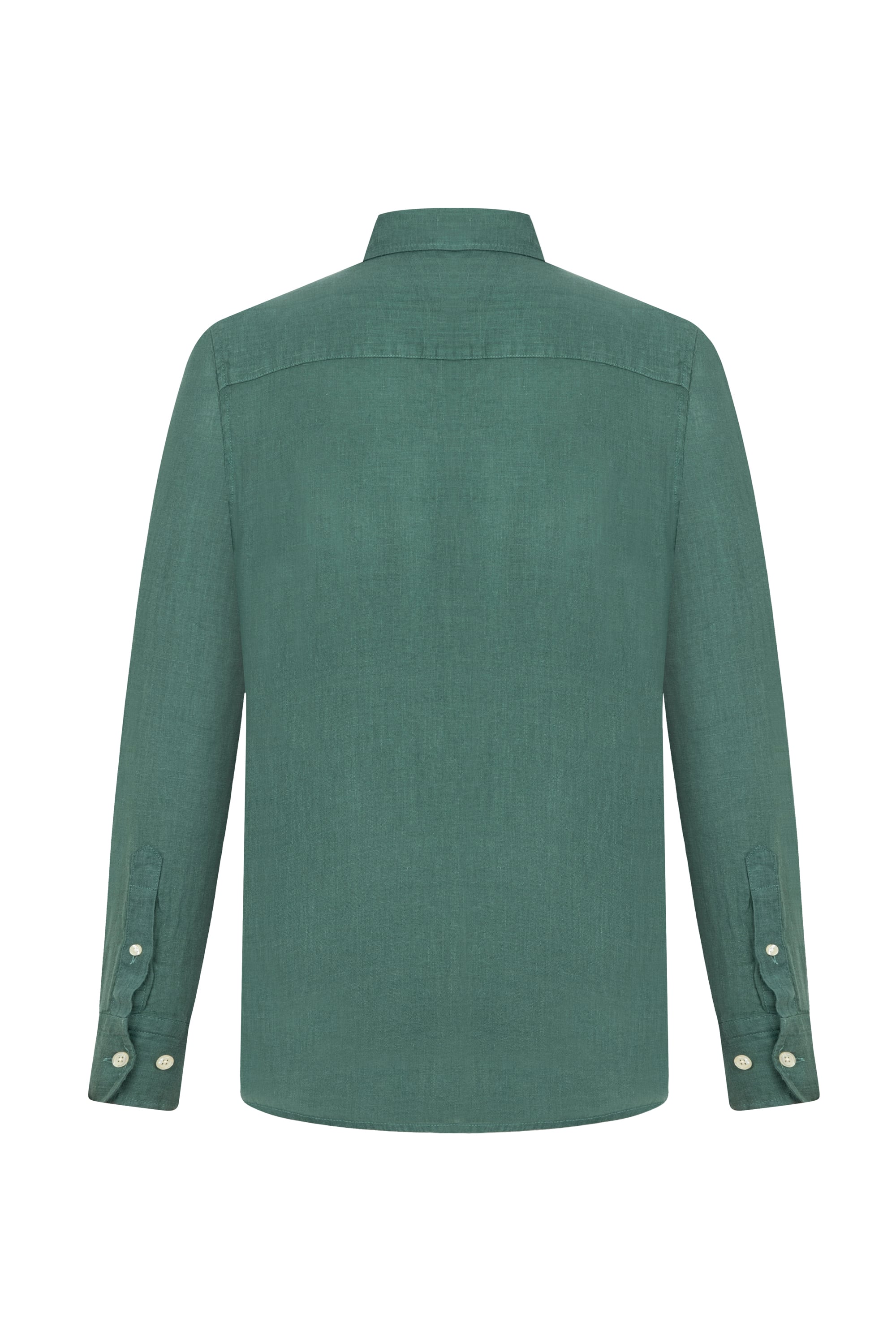 SLIM FIT KETEN GÖMLEK