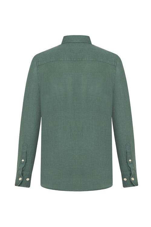  SLIM FIT KETEN GÖMLEK