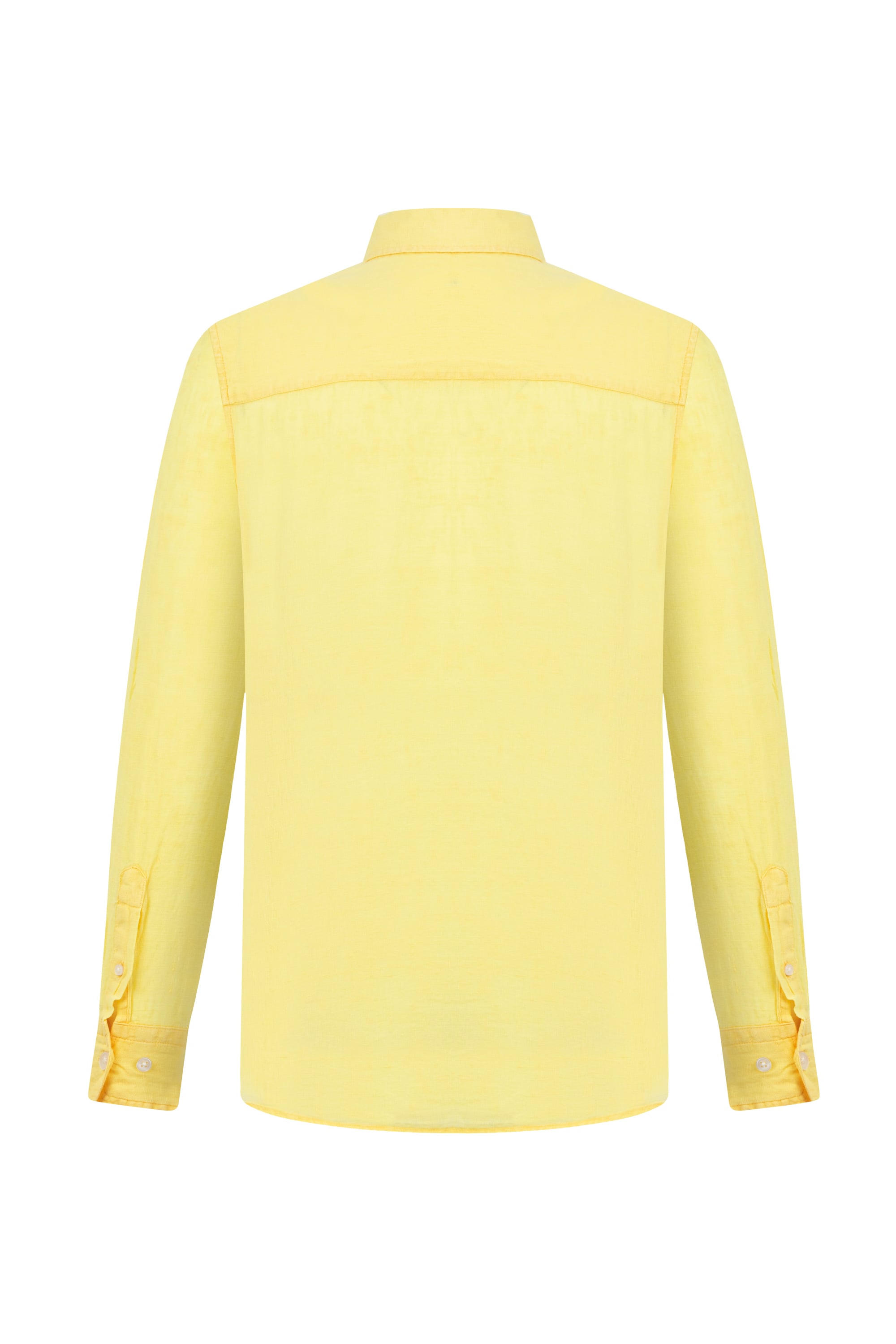 SLIM FIT KETEN GÖMLEK