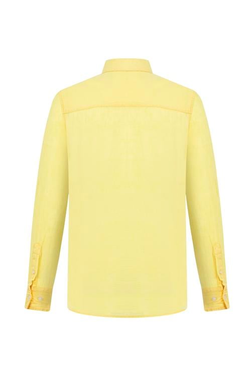  SLIM FIT KETEN GÖMLEK