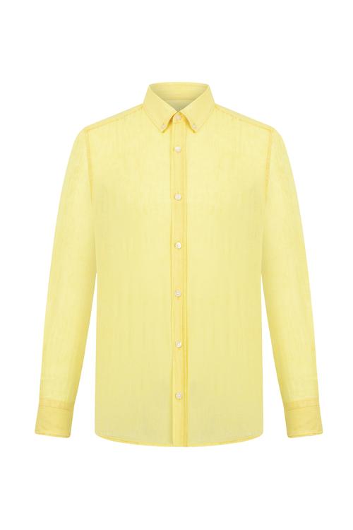  SLIM FIT KETEN GÖMLEK