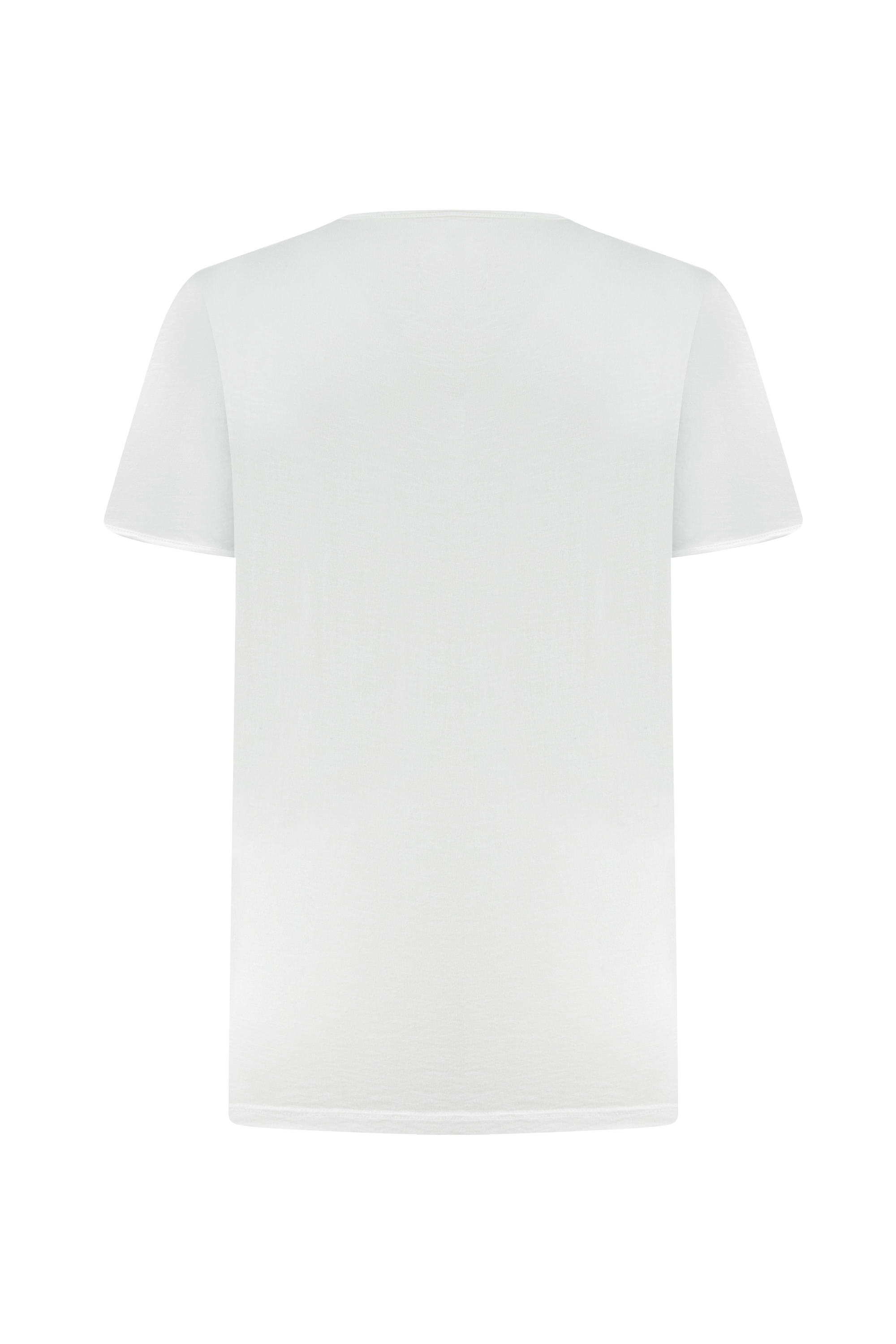 HENLEY YAKA KISA KOLLU T-SHIRT