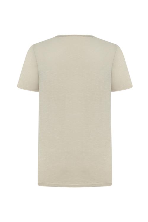  HENLEY YAKA KISA KOLLU T-SHIRT