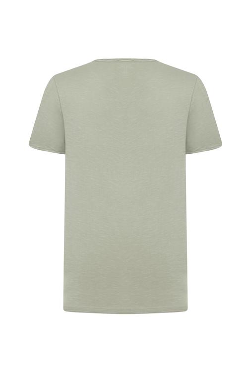 HENLEY YAKA KISA KOLLU T-SHIRT