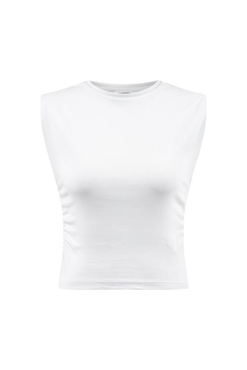  BİSİKLET YAKA KOLSUZ BLUZ