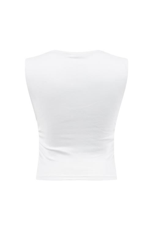  BİSİKLET YAKA KOLSUZ BLUZ