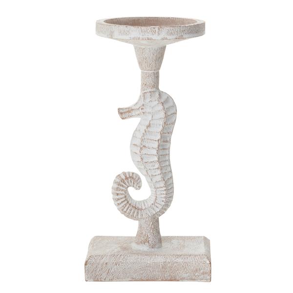 Mudo Home  Seahorse Mumluk Beyaz 11X10X23 Cm