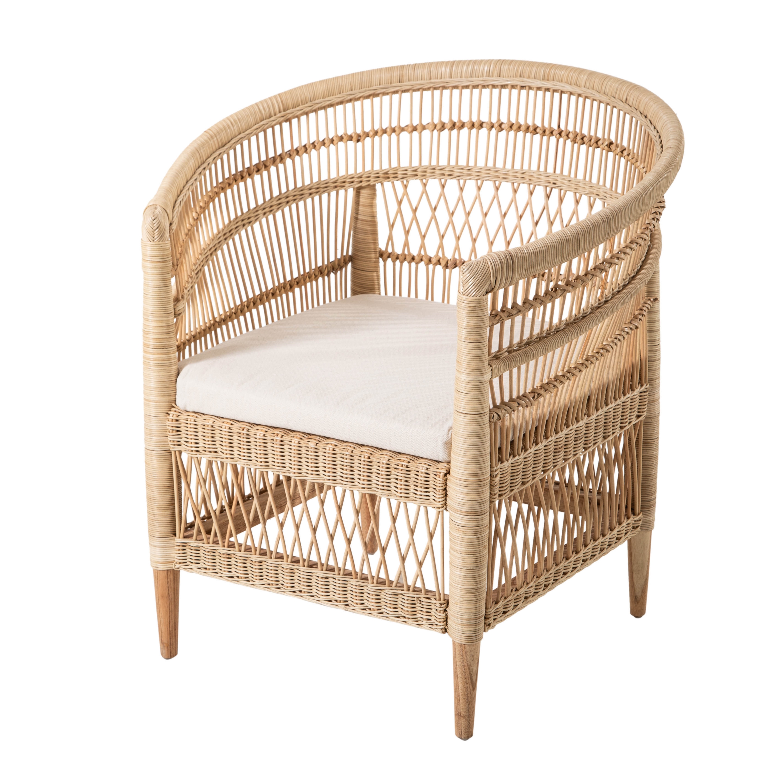 MALAWI KOLÇAKLI SANDALYE NATURAL