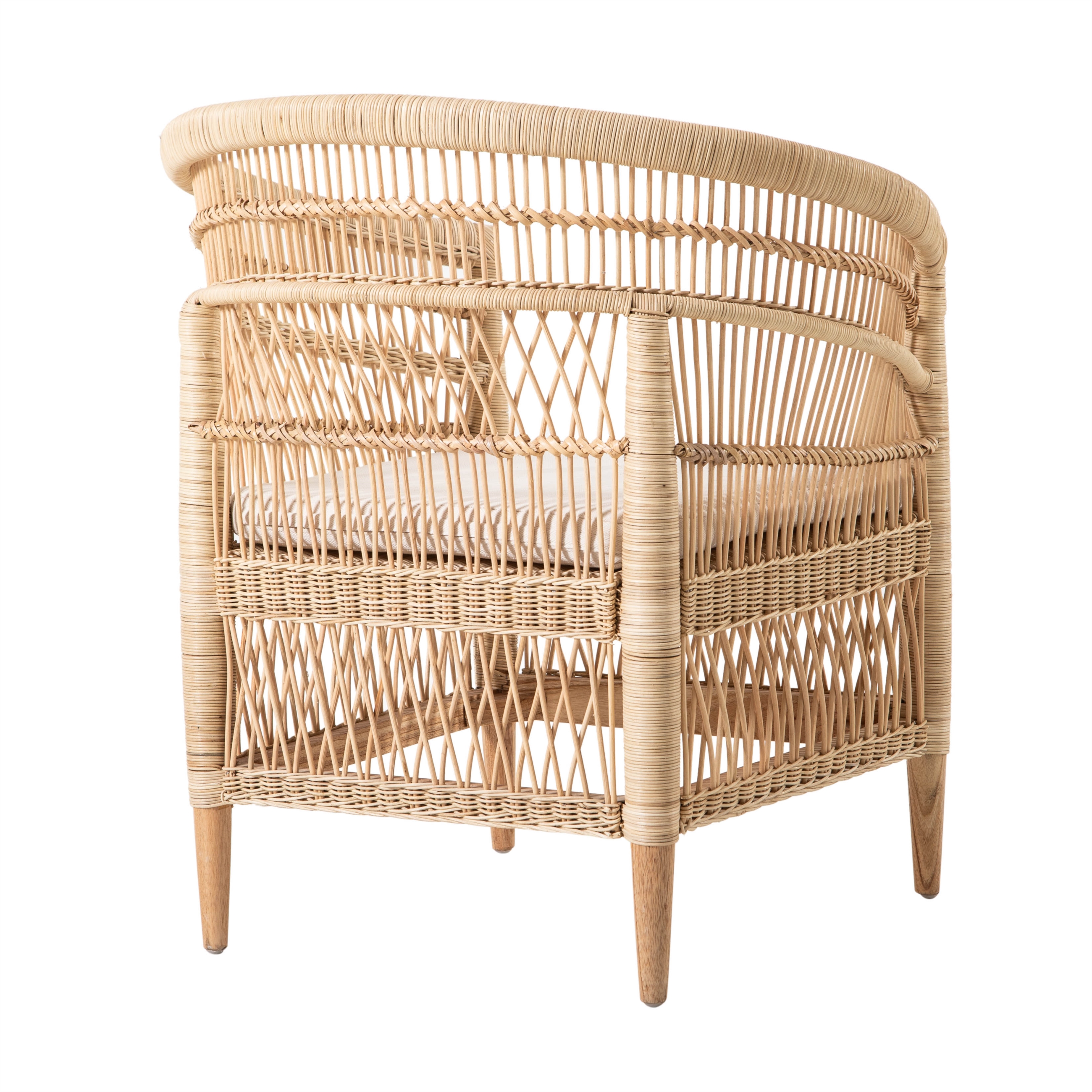 MALAWI KOLÇAKLI SANDALYE NATURAL