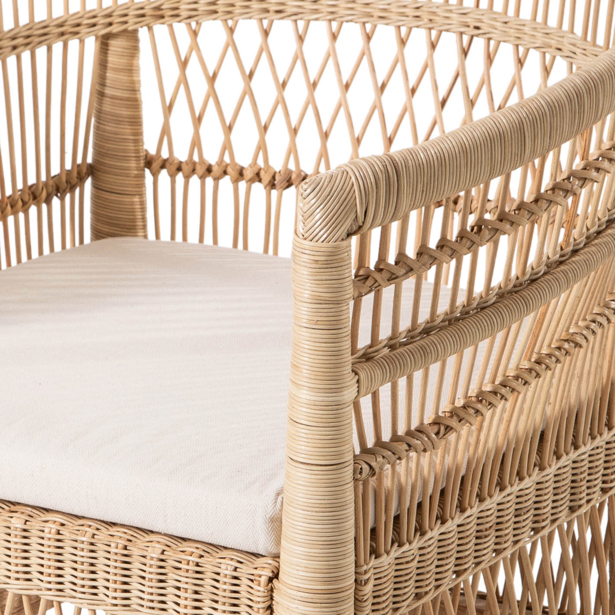 MALAWI KOLÇAKLI SANDALYE NATURAL