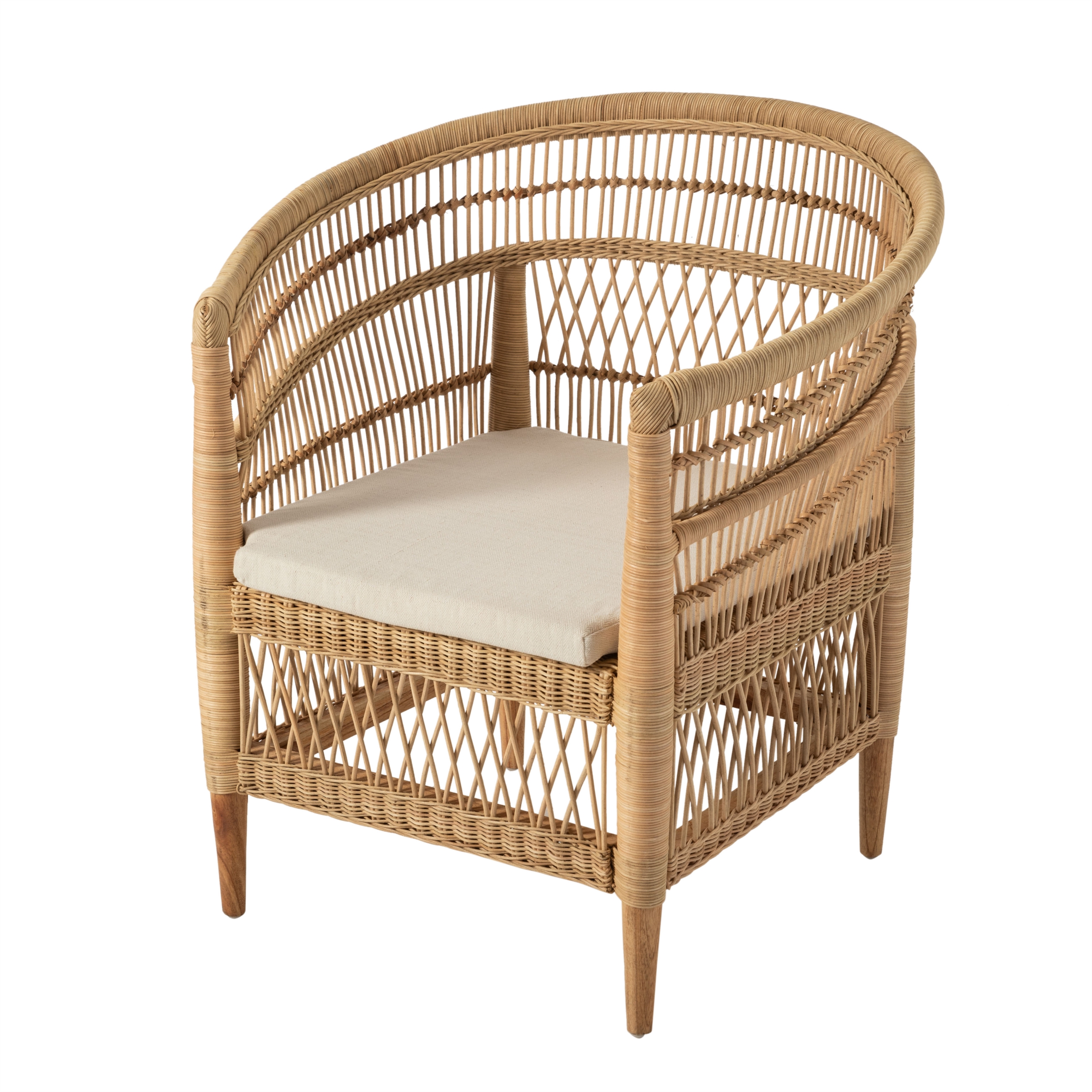 MALAWI KOLÇAKLI  SANDALYE KAHVE