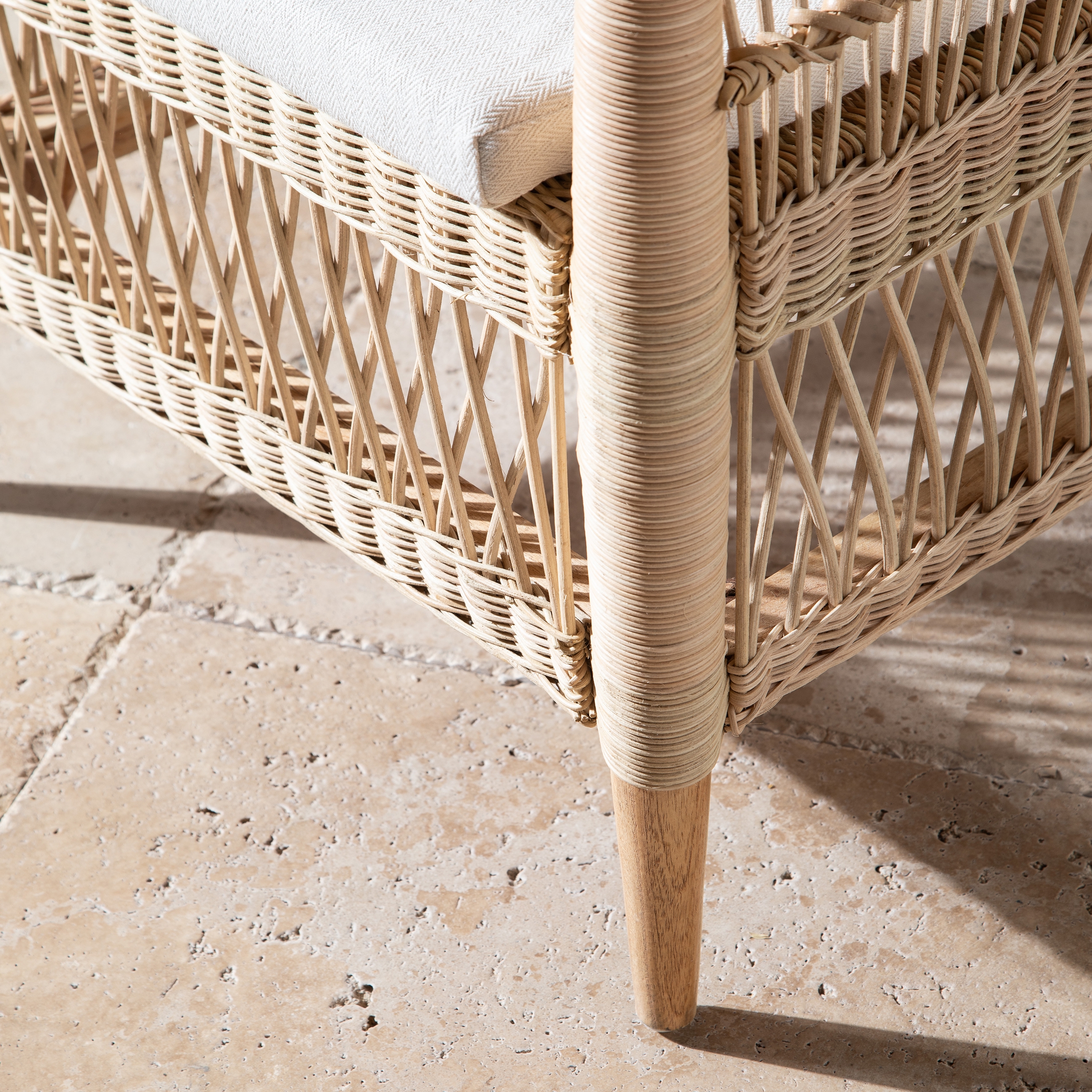 MALAWI KOLÇAKLI  SANDALYE KAHVE